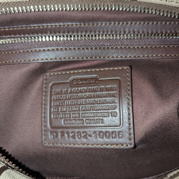 COACH Leather Messenger Bag Briefcase D 72070 Brown EUC - Picture 2 of 12